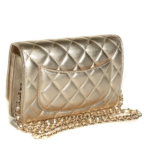 fashionphile chanel wallet on chain.